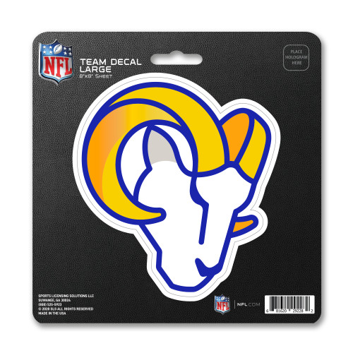 Los Angeles Rams Large Decal "Ram Head" Logo Blue