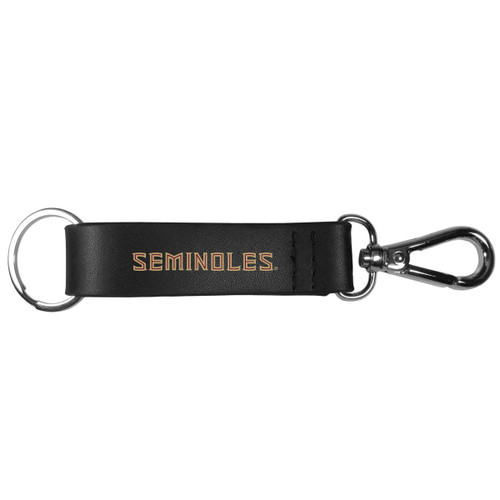 Florida St. Seminoles Black Strap Key Chain