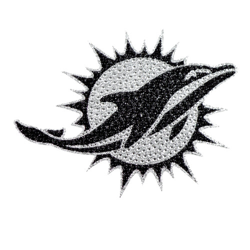 Miami Dolphins Bling Decal "Dolphin" Primary Logo