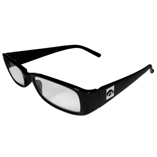 Iowa Hawkeyes Black Reading Glasses +1.25