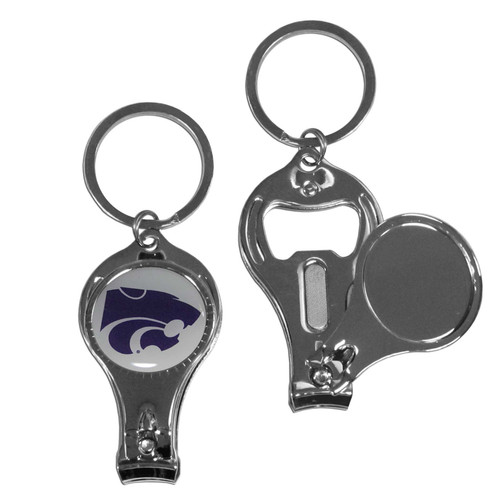 Kansas St. Wildcats Nail Care/Bottle Opener Key Chain