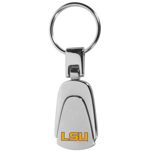 LSU Tigers Steel Teardop Key Chain