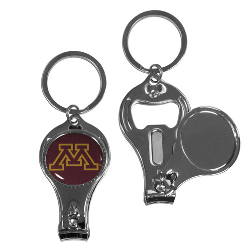 Minnesota Golden Gophers Nail Care/Bottle Opener Key Chain