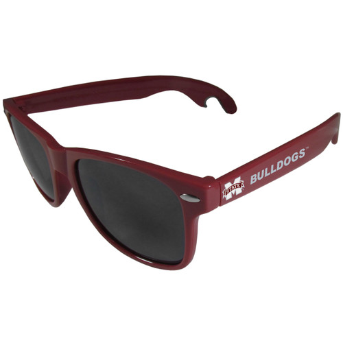 Mississippi St. Bulldogs Beachfarer Bottle Opener Sunglasses, Maroon