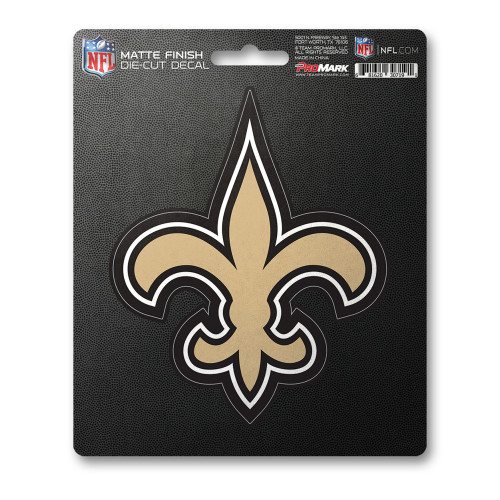 New Orleans Saints Matte Decal Fleur-de-lis Primary Logo Gold & Black