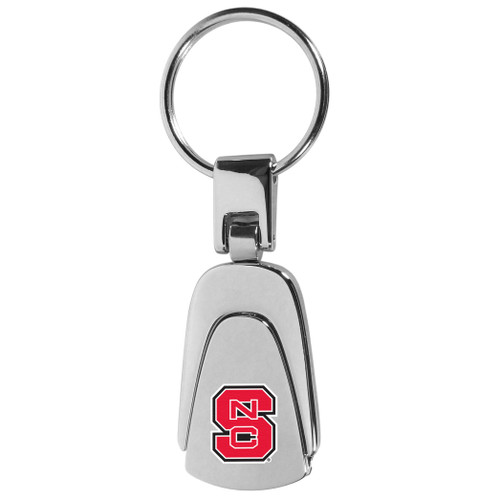 N. Carolina St. Wolfpack Steel Teardop Key Chain