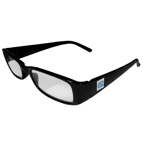 N. Carolina Tar Heels Black Reading Glasses +2.50