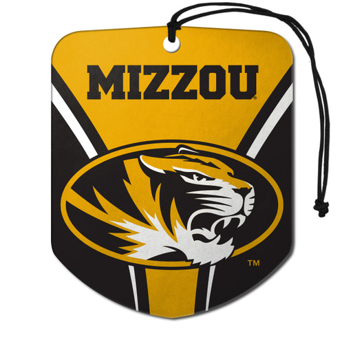 Missouri Tigers Air Freshener 2-pk "Tiger" Primary Logo & Wordmark