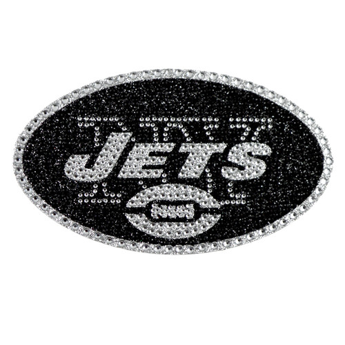 New York Jets Bling Decal "Oval NY Jets" Logo