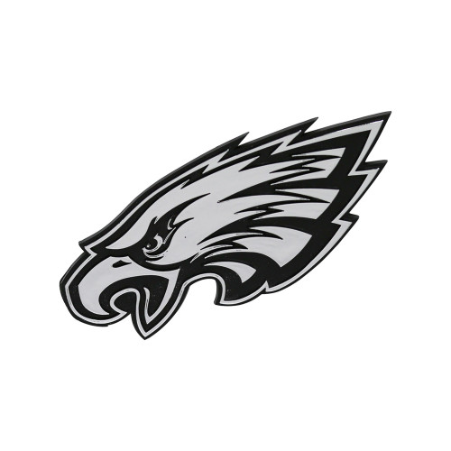 Philadelphia Eagles Molded Chrome Emblem Eagle Head Primary Logo Chrome