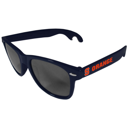 Syracuse Orange Beachfarer Bottle Opener Sunglasses, Dark Blue
