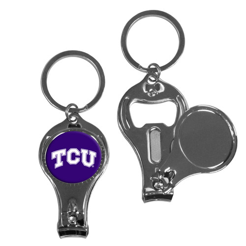 TCU Horned Frogs Nail Care/Bottle Opener Key Chain