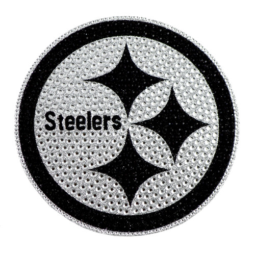 Pittsburgh Steelers Bling Decal "Circular Steelers" Primary Logo