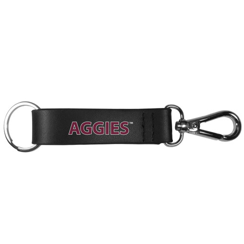Texas A & M Aggies Black Strap Key Chain