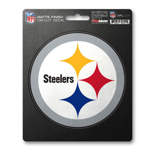 Pittsburgh Steelers Matte Decal Steeler Primary Logo Multi Color