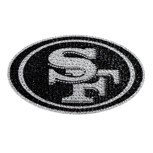 San Francisco 49ers Bling Decal "Oval 'SF'" Primary Logo