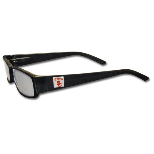 USC Trojans Black Reading Glasses +2.25