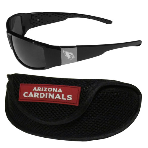 Arizona Cardinals Chrome Wrap Sunglasses and Sports Case