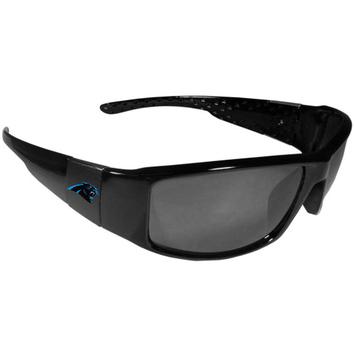 Carolina Panthers Black Wrap Sunglasses