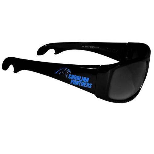 Carolina Panthers Wrap Bottle Opener Sunglasses