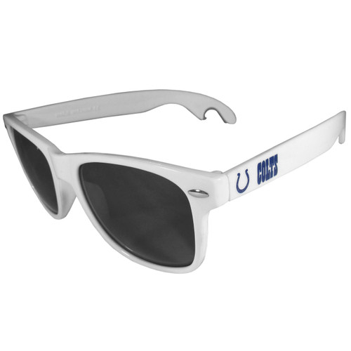 Indianapolis Colts Beachfarer Bottle Opener Sunglasses, White