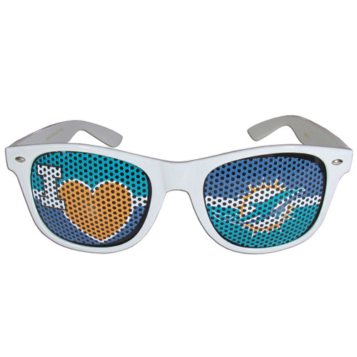 Miami Dolphins I Heart Game Day Shades