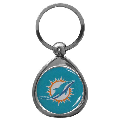 Miami Dolphins Chrome Key Chain