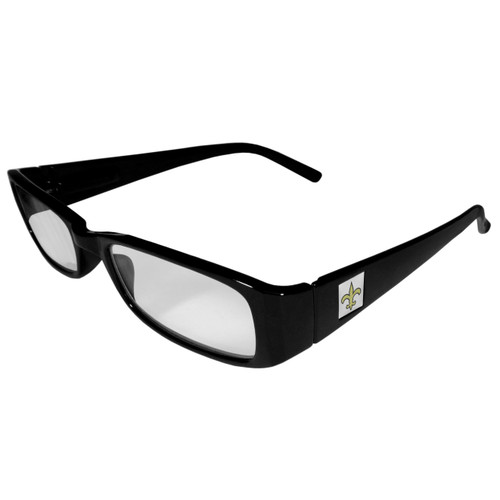 New Orleans Saints Black Reading Glasses +2.25