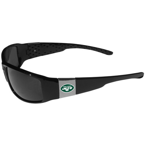 New York Jets Chrome Wrap Sunglasses