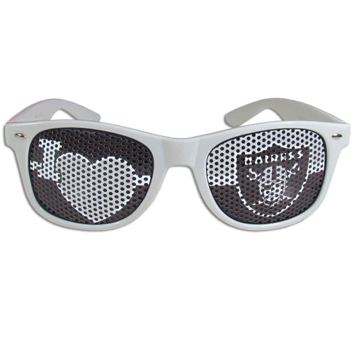 Las Vegas Raiders I Heart Game Day Shades