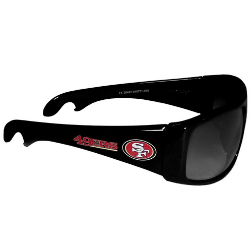 San Francisco 49ers Wrap Bottle Opener Sunglasses