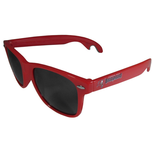 Tampa Bay Buccaneers Beachfarer Bottle Opener Sunglasses, Red