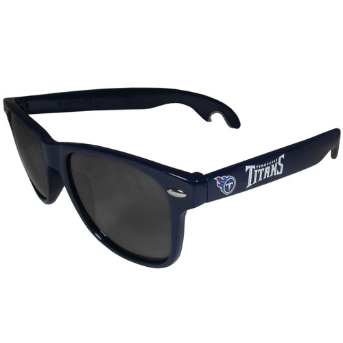 Tennessee Titans Beachfarer Bottle Opener Sunglasses, Dark Blue