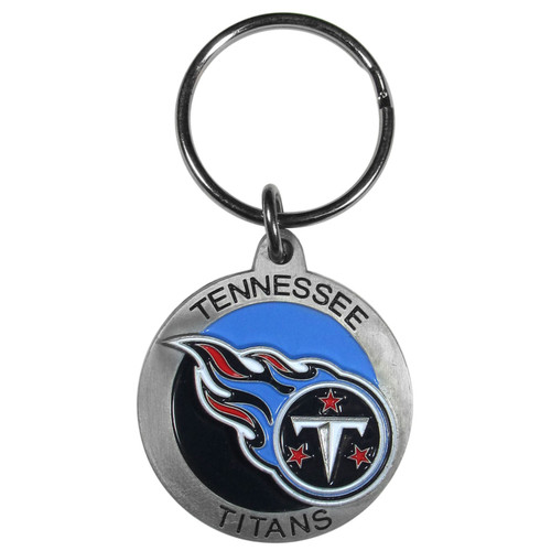 Tennessee Titans Carved Metal Key Chain