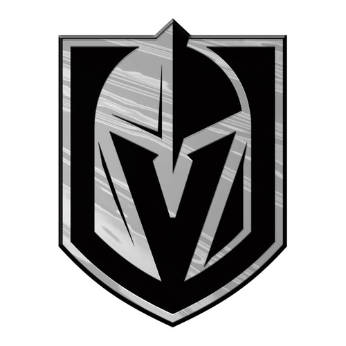 Vegas Golden Knights Molded Chrome Emblem "Knight Helmet" Logo