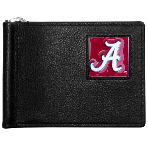 Alabama Crimson Tide Leather Bill Clip Wallet