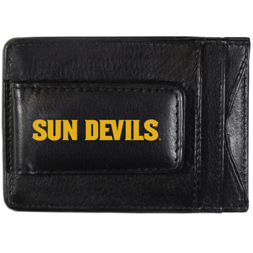 Arizona St. Sun Devils Logo Leather Cash and Cardholder