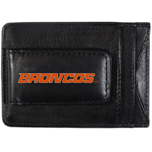 Boise St. Broncos Logo Leather Cash and Cardholder