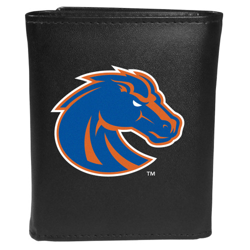 Boise St. Broncos Tri-fold Wallet Large Logo