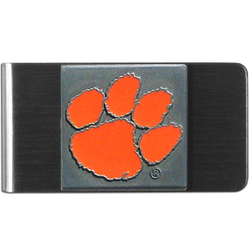 Clemson Tigers Steel Money Clip