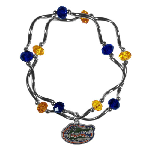 Florida Gators Crystal Bead Bracelet