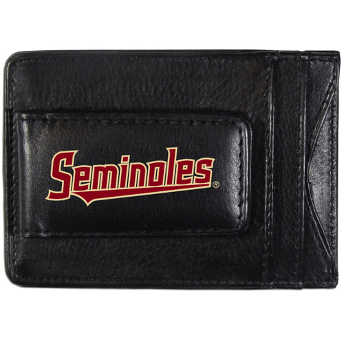 Florida St. Seminoles Logo Leather Cash and Cardholder