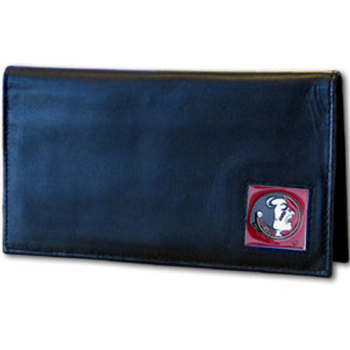 Florida St. Seminoles Deluxe Leather Checkbook Cover