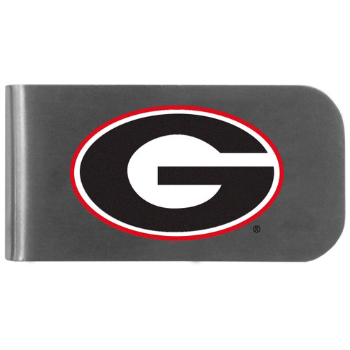 Georgia Bulldogs Logo Bottle Opener Money Clip