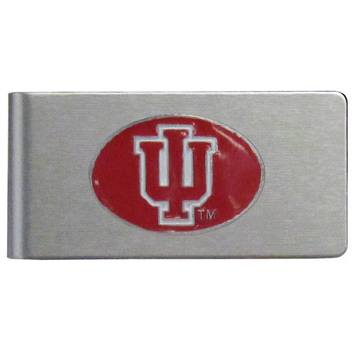 Indiana Hoosiers Brushed Metal Money Clip