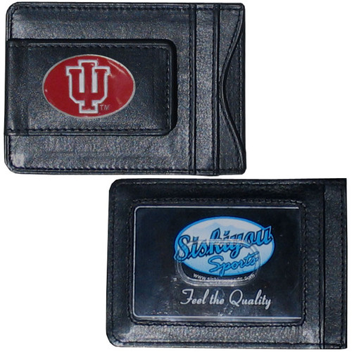 Indiana Hoosiers Leather Cash & Cardholder