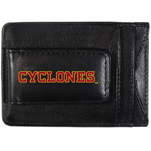 Iowa St. Cyclones Logo Leather Cash and Cardholder