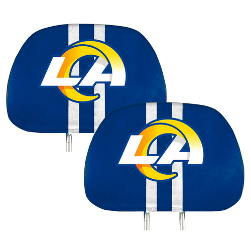 Los Angeles Rams Printed Headrest Cover Rams Primary Logo Blue