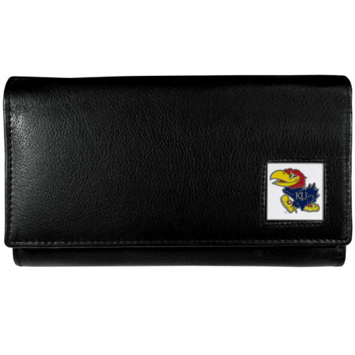 Kansas Jayhawks Leather Women's Wallet