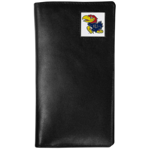 Kansas Jayhawks Leather Tall Wallet